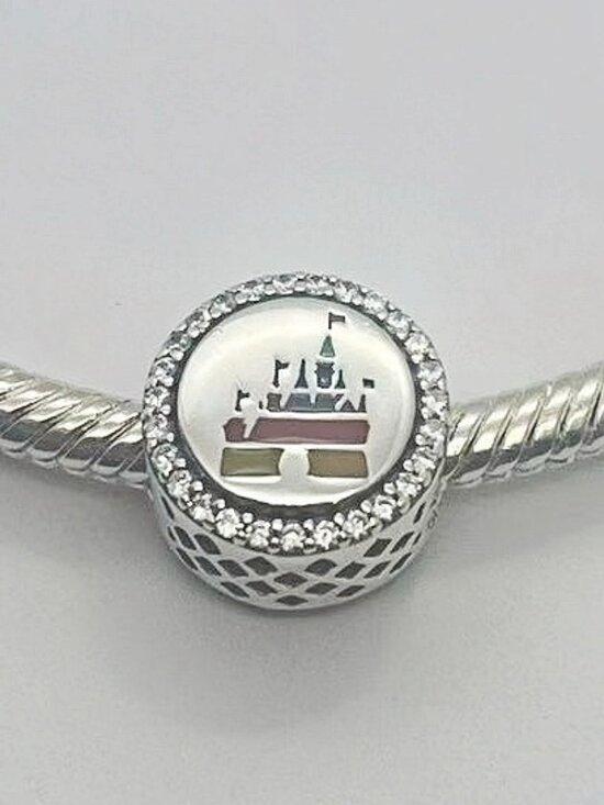 Pandora Jewelry - Pandora Disney Parks Castle Rainbow Charm My Happy Place Silver s925 ALE
